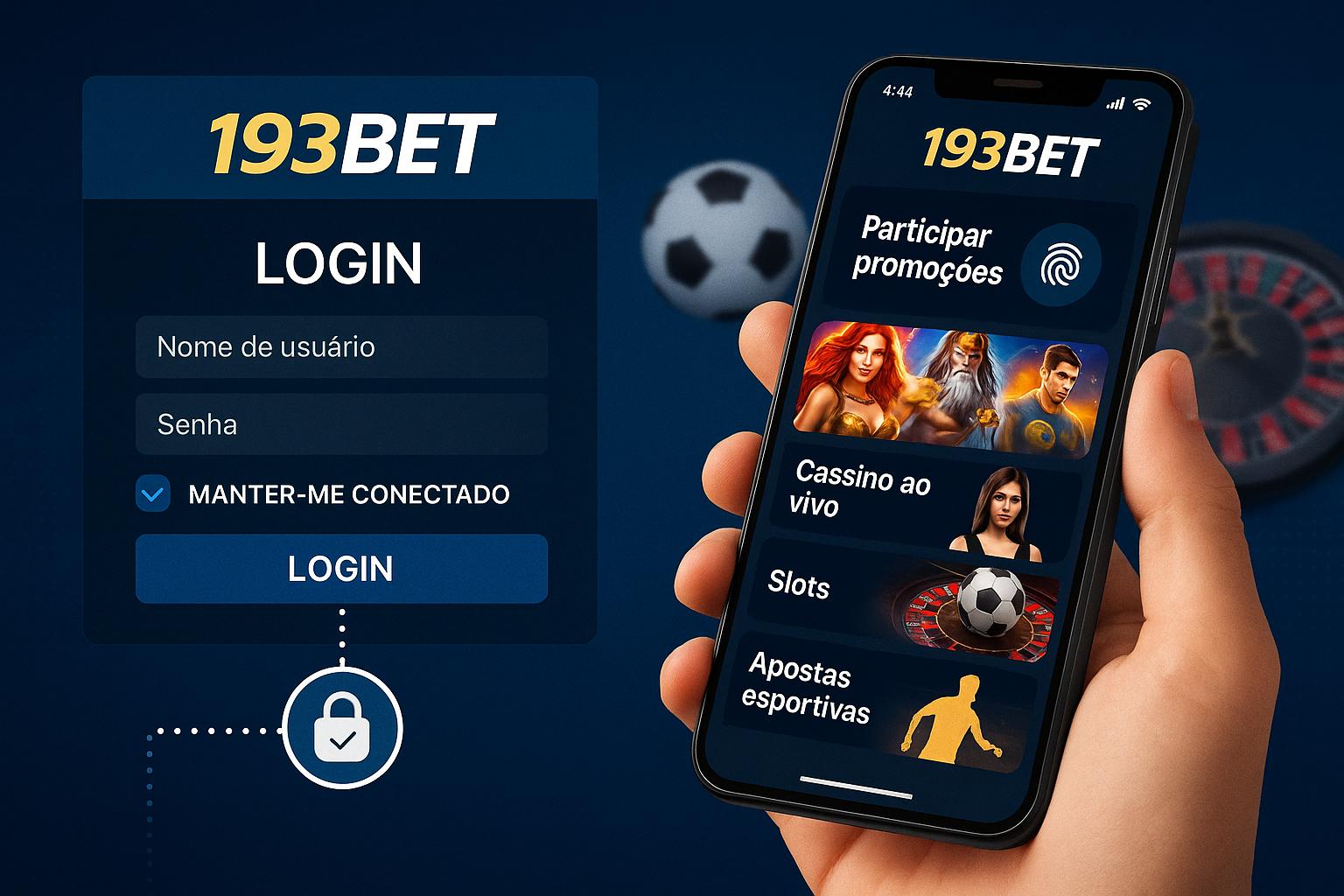 Criar uma nova Conta no plataforma 193BET
